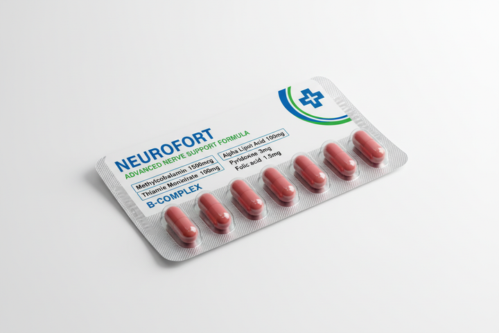 Methylcobalamin 1500mcg with Alpha Lipoic Acid 100mg and B- Complex (Thiamine Mononitrate 10mg, Pyridoxine 3mg, Folic acid 1.5mg) Capsules, 10 CAPSULES IN A STRIP