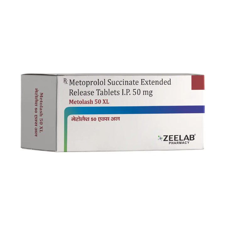 Metoprolol Extended release Tablets IP 50mg