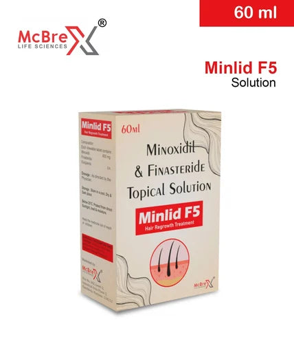 Minoxidil 5% and Finasteride 0.1% Topical Solution 60 ml