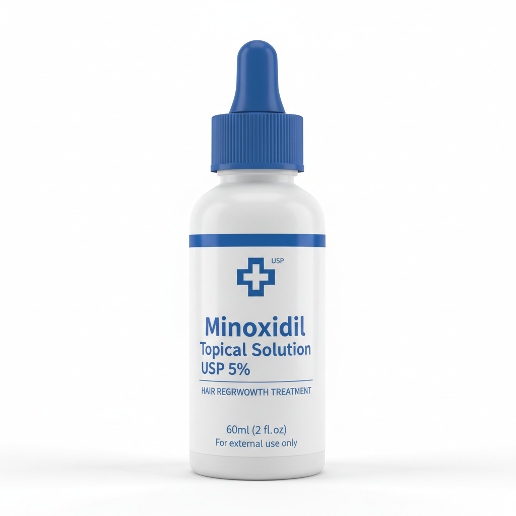 Minoxidil Topical Solution USP 5%, 60ml