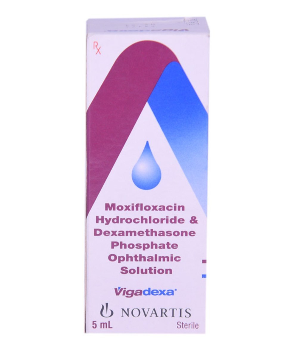 Moxifloxacin 0.5% w/v and Dexamethasone 0.1% w/v Eye Drops