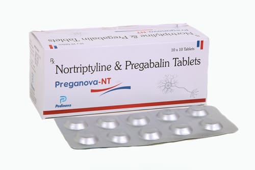 Pregabalin 75mg and Nortriptyline 10mg Tablets