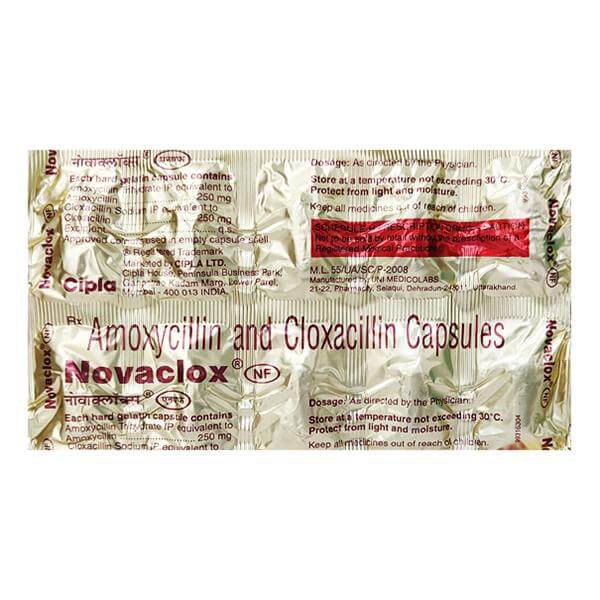Amoxycillin 250mg and Cloxacillin 250mg Capsules