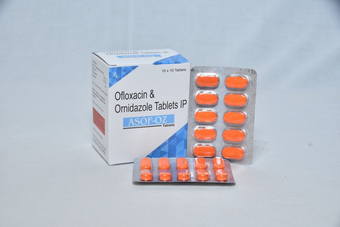 Ofloxacin 200mg and Ornidazole 500mg Tablets IP