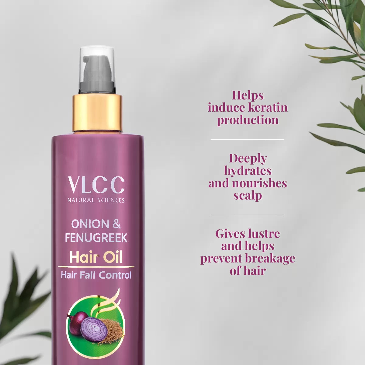 VLCC Onion & Fenugreek Hair Oil - 100ml