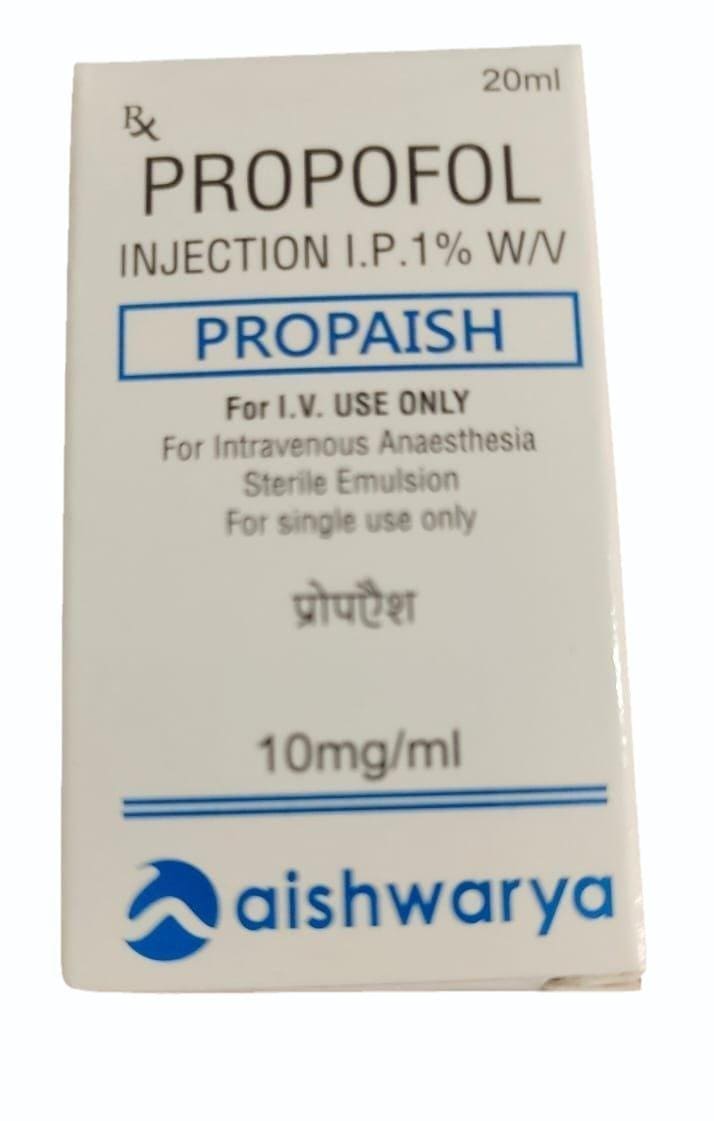 Propofol Injection IP 10 mg per ml