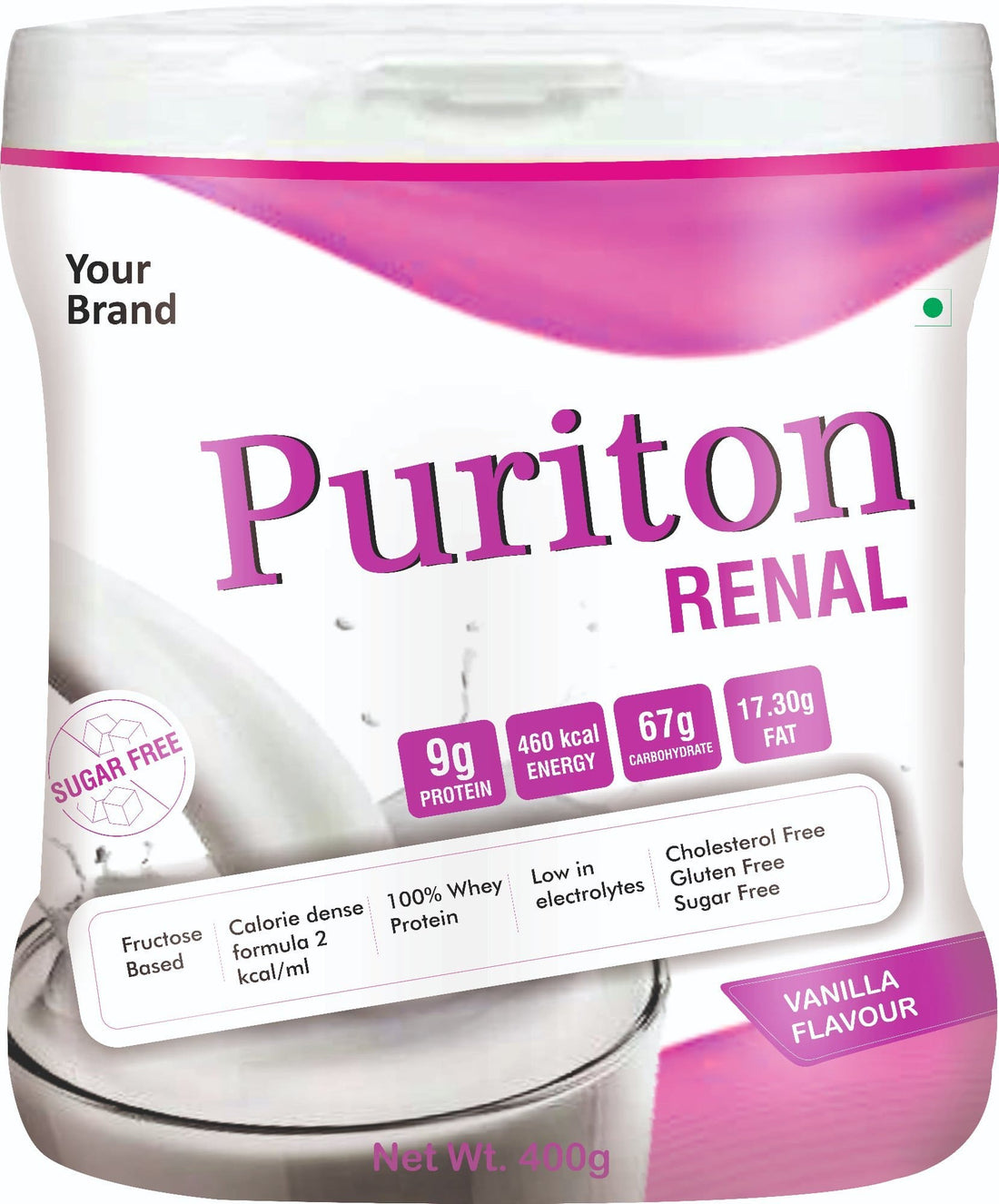 Renal care protein powder for dialysis patients