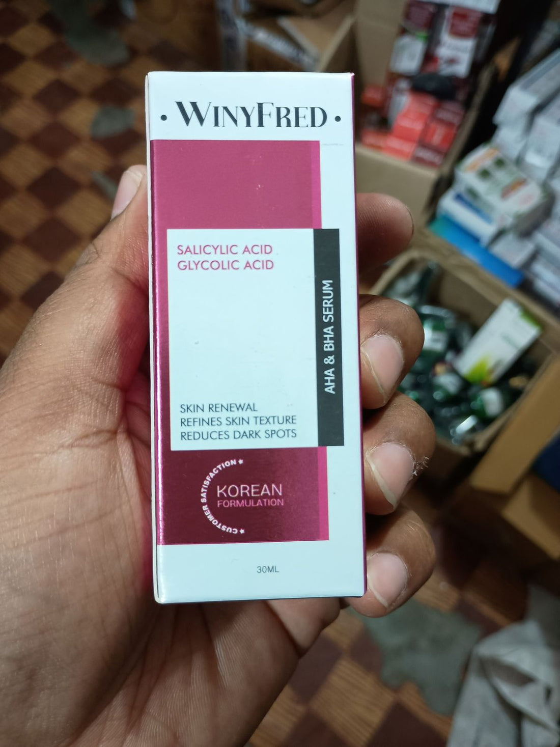 WINYFRED Salicylic acid & Glycolic acid AHA BHA Serum 30ml