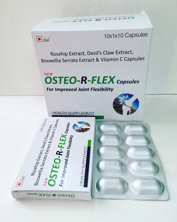 Rosehip Extract 275mg, Devil's Claw Extract (20%) 100mg and Boswellia serrata Extract (65%) 307.5mg Capsules