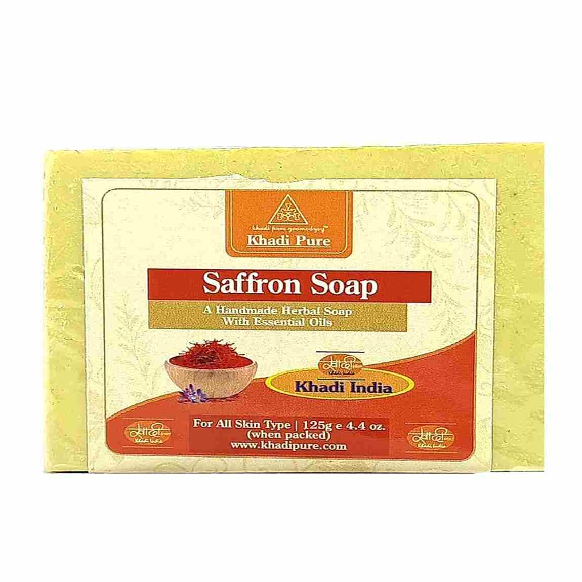 Khadi Pure Handmade Herbal Soap With Essential Oils | Hydrating & Rejuvenating | With Natural Moisturizers | 125g | For Soft & Beautiful Skin