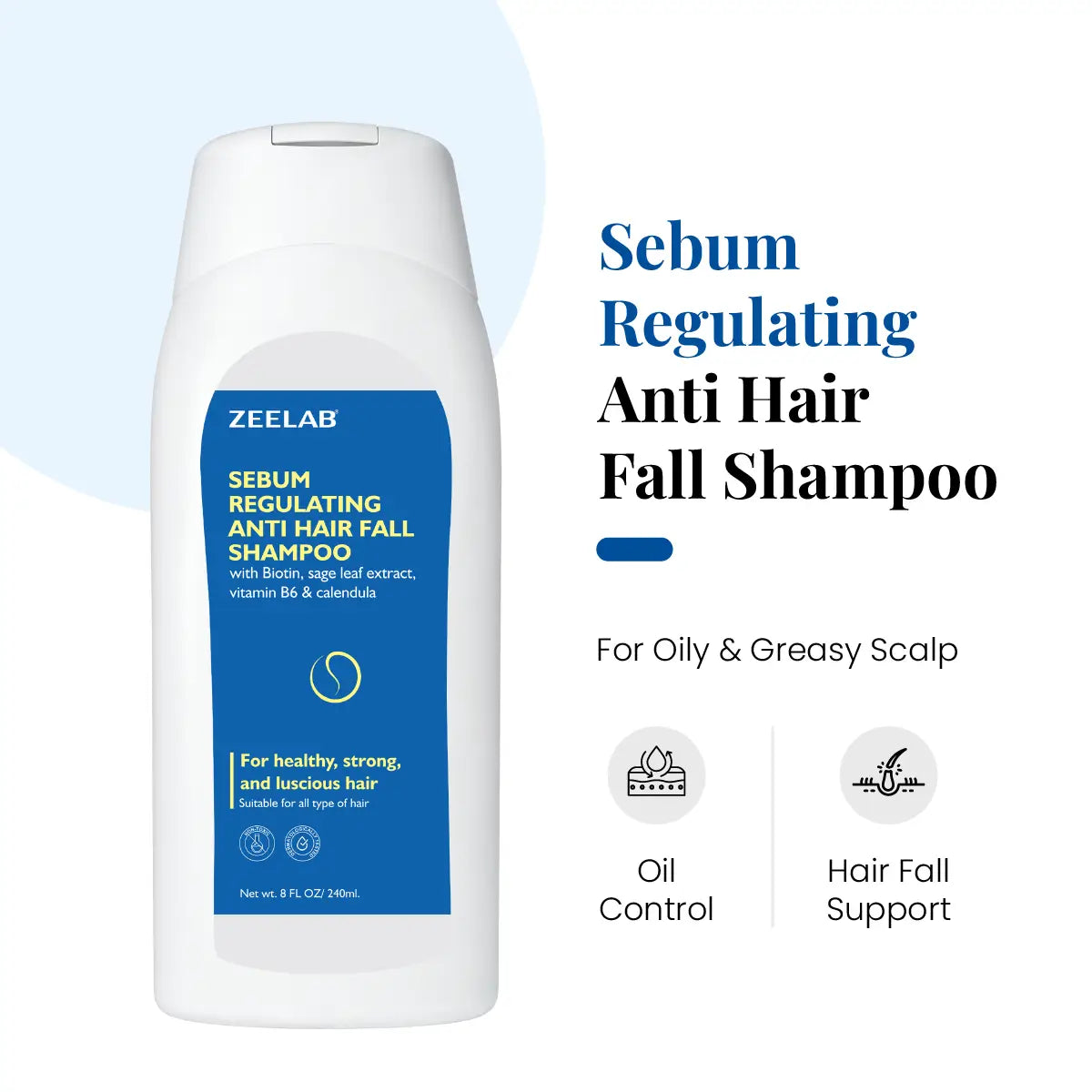 Zeelab Sebum Regulating Anti Hair Fall Shampoo