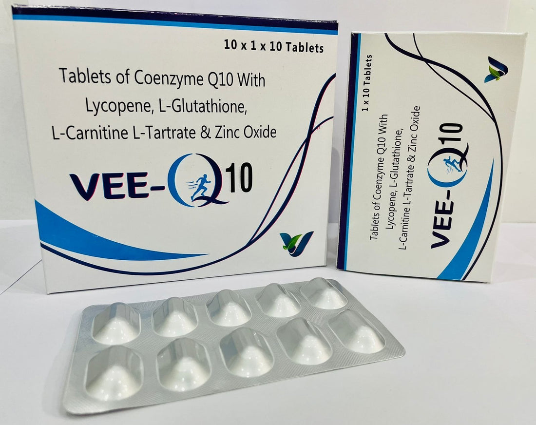 Co-Enzyme Q10 with Lycopene 10%, L-Glutathione, L-Carnitine, L-Tartrate, Selenium & Zinc Oxide