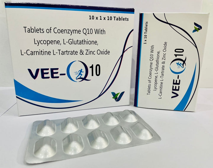 Co-Enzyme Q10 with Lycopene 10%, L-Glutathione, L-Carnitine, L-Tartrate, Selenium & Zinc Oxide