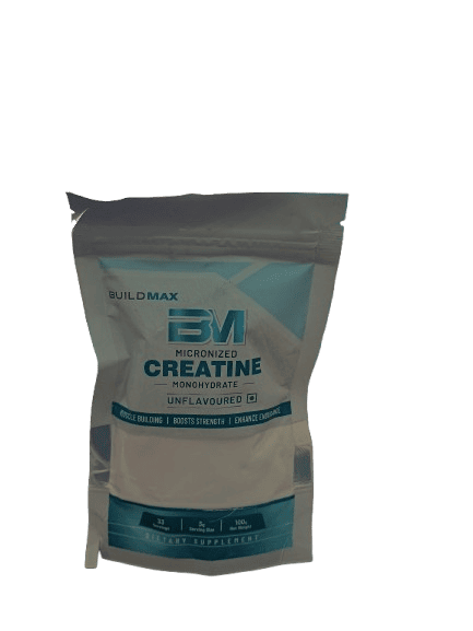 BUILD MAX Micronized CREATINE Monohydrate (Unflavoured) 100 gm