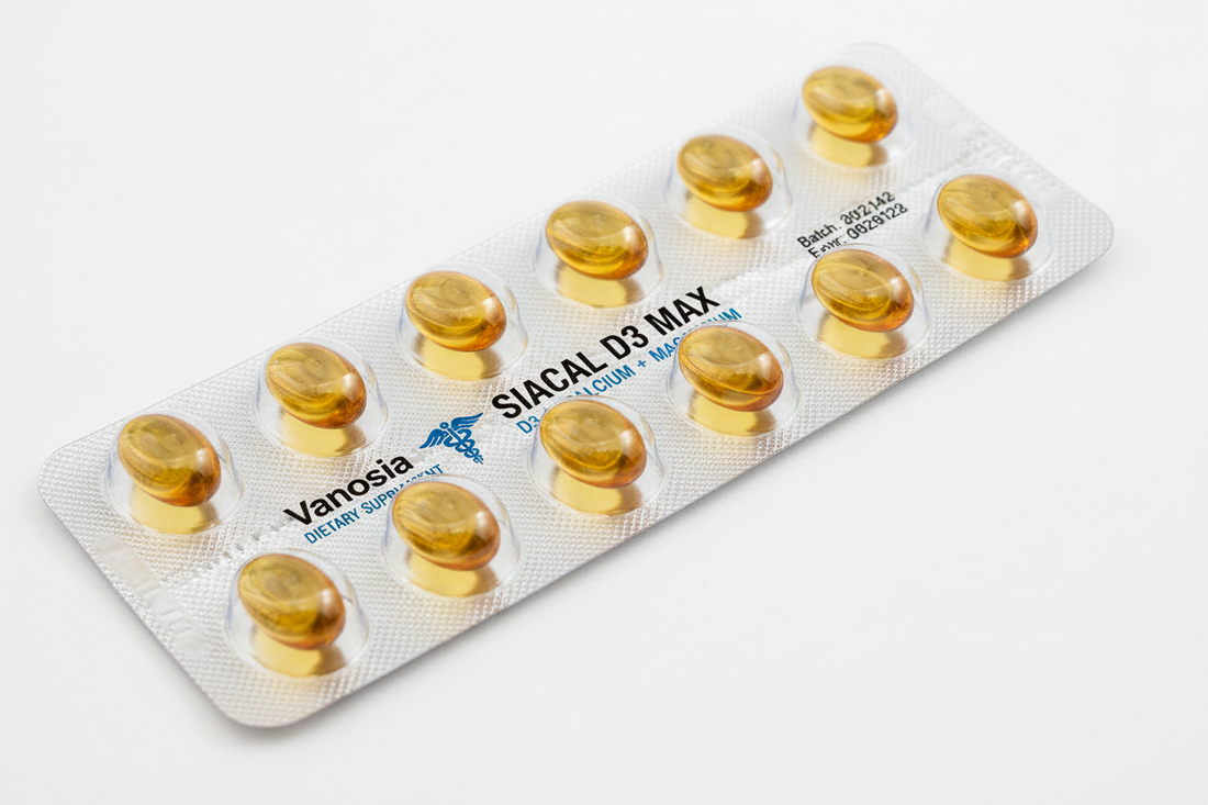 Vanosia SIACAL D3 MAX Softgel Capsules IN STRIP