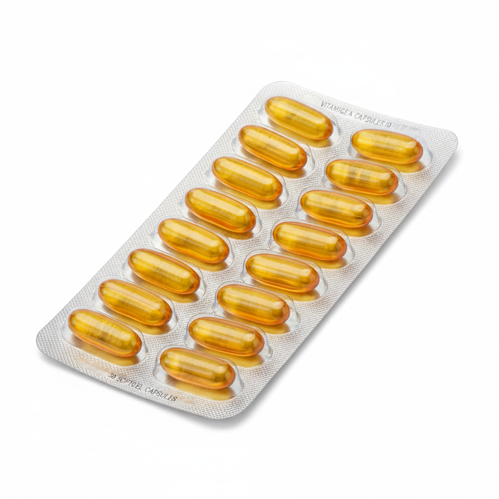 Vitamin A (25000 IU) Eq. To Retinol (7.5mg) (30 Capsules)