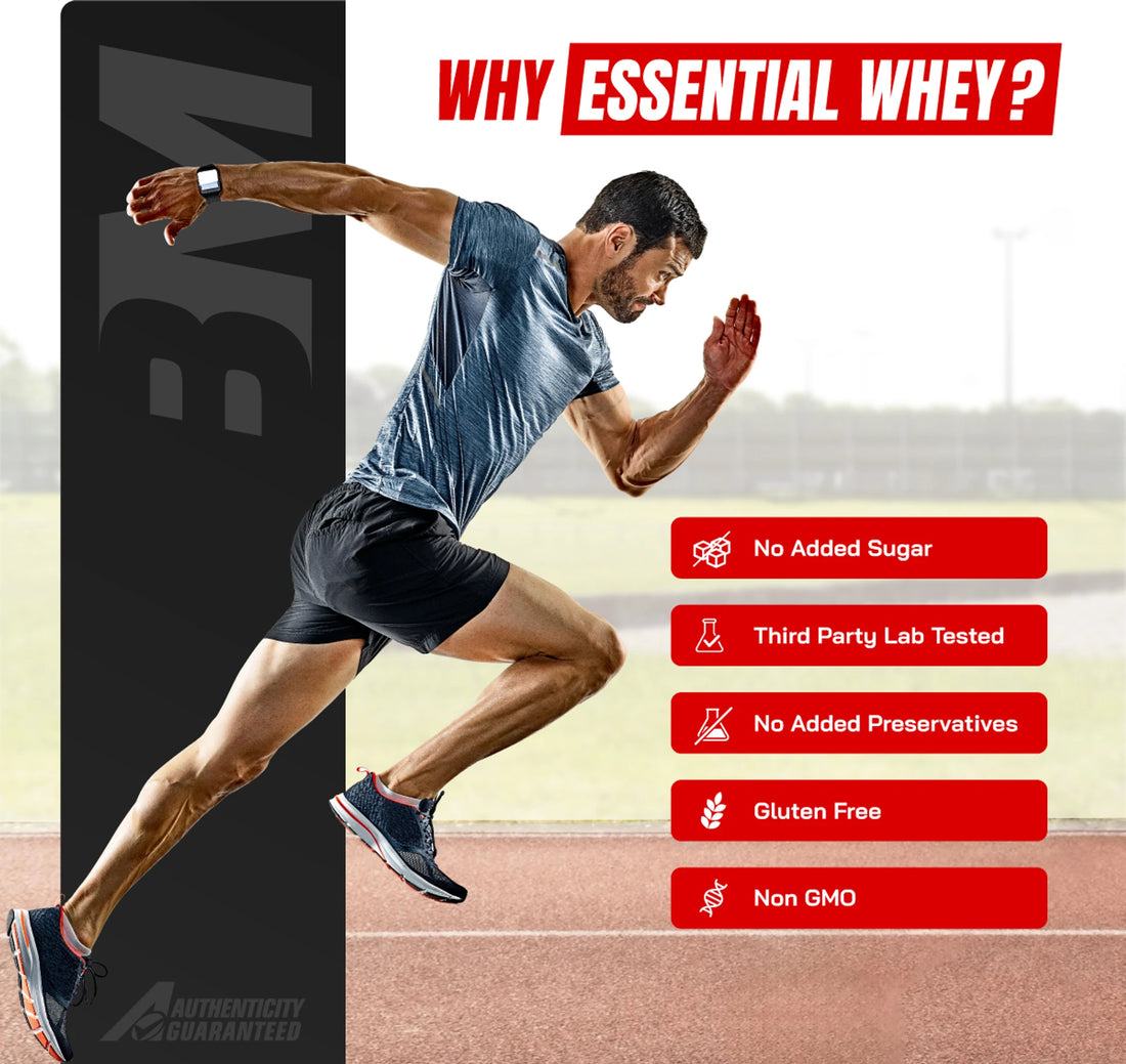BIGMUSCLES NUTRITION Essential Whey Protein Powder | Whey Protein with Digestive Enzymes | 3rd Party Lab Tested | Rich Chocolate | 1kg | Premium Whey Protein Supplement