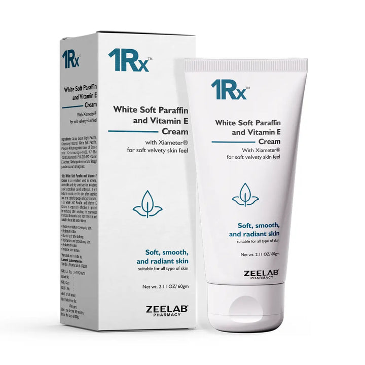 1RX White Soft Paraffin & Vitamin E Cream (60gm)