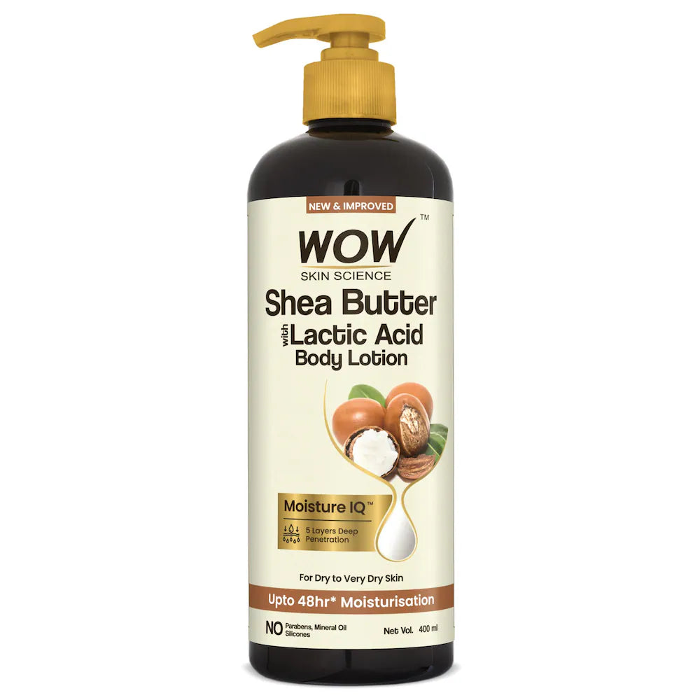 WOW SKIN SCIENCE Shea & Cocoa Butter Moisturizing  Body Lotion 400ml